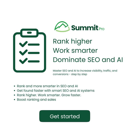 Summit Pro E-commerce SEO Checklist