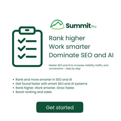 Summit Pro E-commerce SEO Checklist